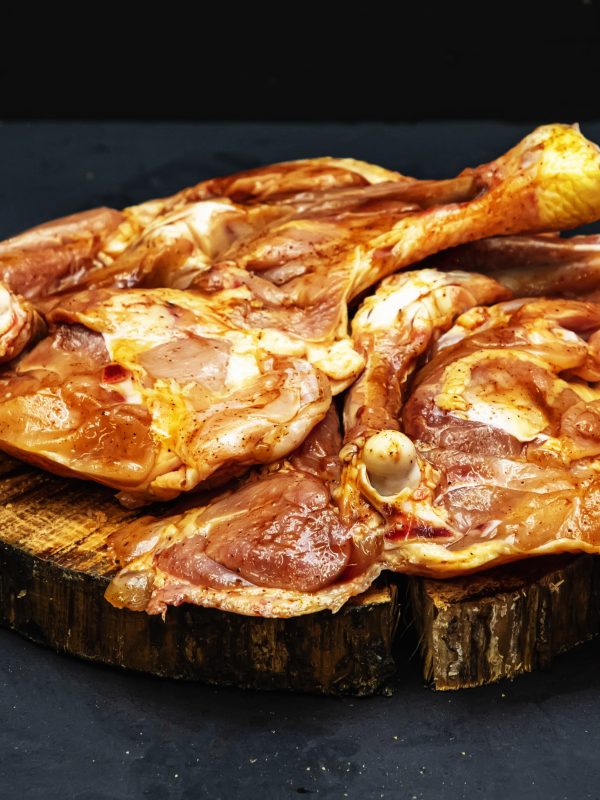 traseros pollo barbacoa