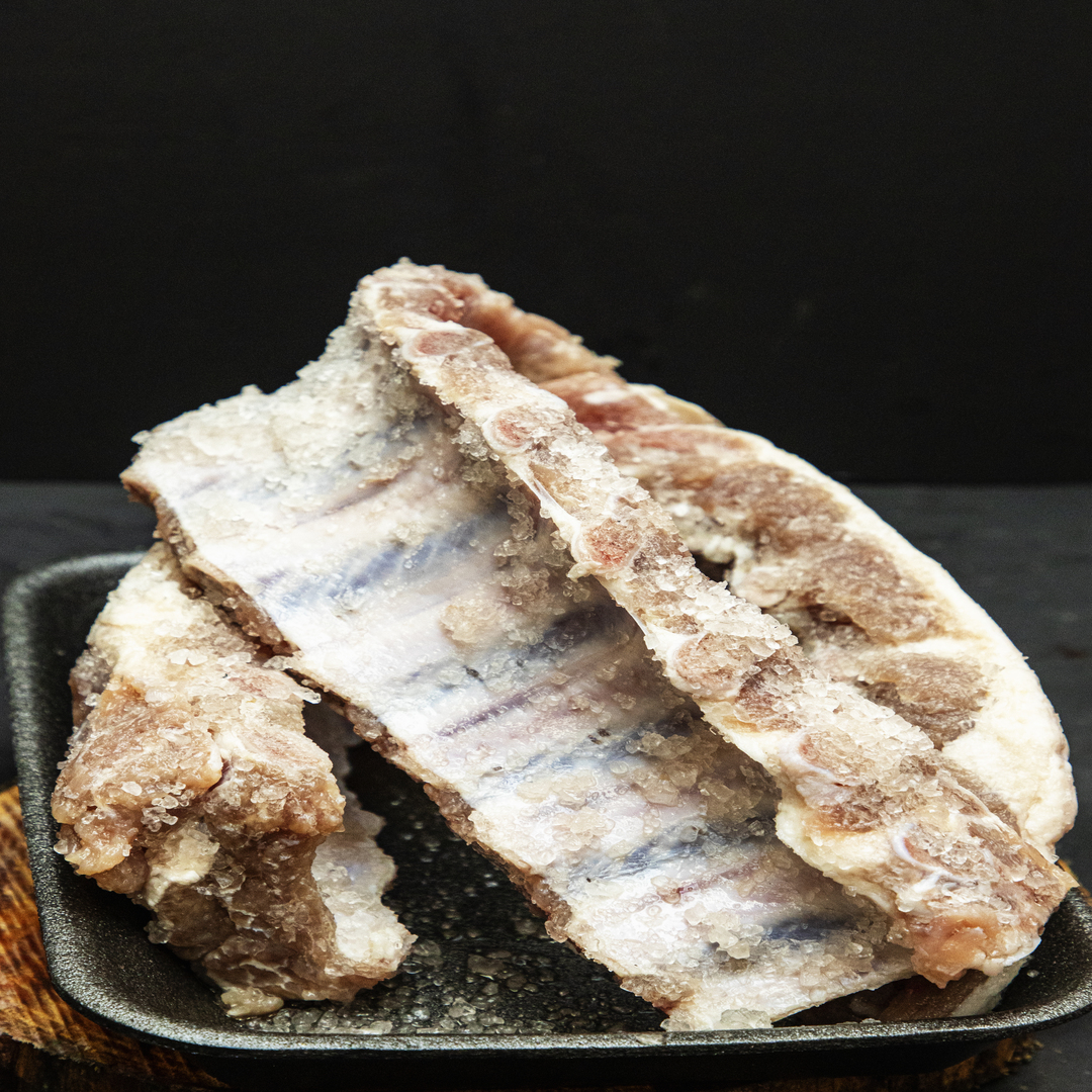 costilla tira salada elaboracion propia coo hacian antaño en galicia costilla tira salada